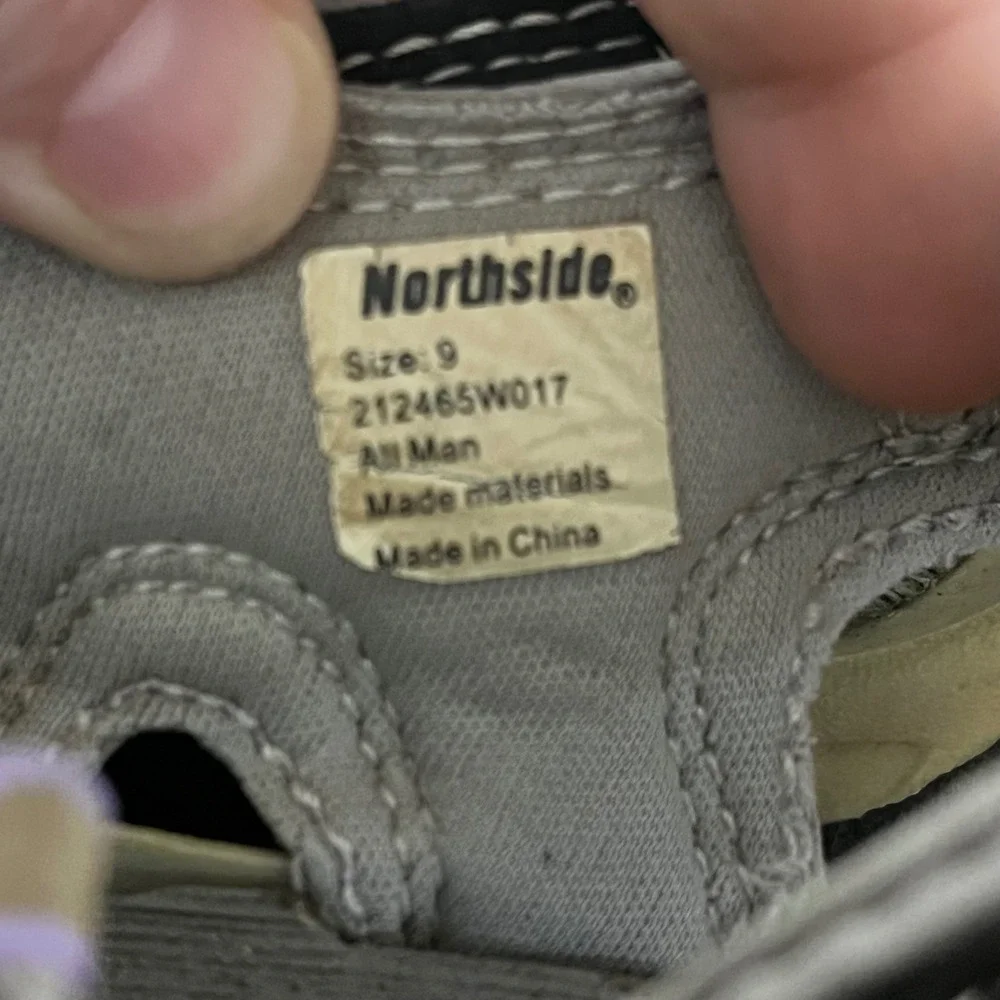 Northside Burke II Sport Sandals Womens 9 Black Gray Purple‎ Hiking Water Shoes